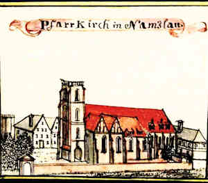 Pfarrkirch in Namslau - Kościół parafialny, widok ogólny